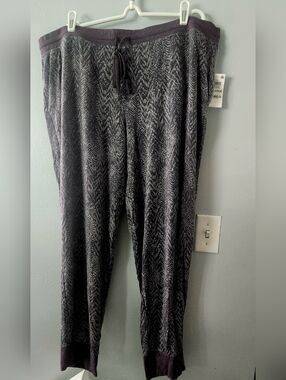 🆕️Alfani Intimates XXL Grey Texture Lounge Pajama Bottoms